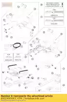 00029095003, KTM, Adaptateur lc4 efi ktm adventure duke enduro exc freeride rc8 rc8r sm smc smr super duke superm supermoto sx xc xcf 125 200 250 350 450 690 990 1190 2009 2010 2011 2012 2013 2014, Nouveau