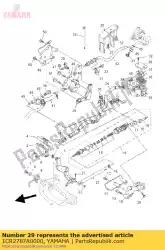 Here you can order the bracket 1 from Yamaha, with part number 1CR2787A0000: