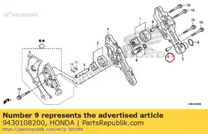 honda 9430108200 ko?ek ustalaj?cy, 8x20 - Dół