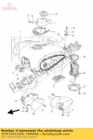 3S9F42452000, Yamaha, afbeelding, brandstoftank 2 yamaha yb 125 2008, Nieuw