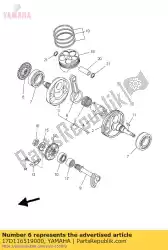 staaf, verbinding van Yamaha, met onderdeel nummer 17D116519000, bestel je hier online: