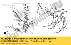 Qui puoi ordinare rimanere comp., r. Fr. Freno da Honda , con numero parte 45162MFGD20: