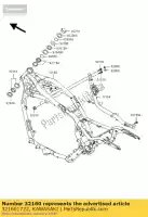 321601722, Kawasaki, frame-comp kawasaki vn classic fi mean streak p n drifter r vulcan e nomad l 1500 vn1500 , Nuovo