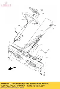 yamaha 929071220000 lavadora (6tc) - Lado inferior