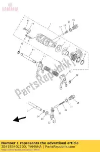 yamaha 3B4185402100 shift cam assy - Bottom side