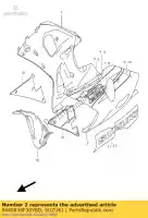 9440839F30YBD, Suzuki, cowling assy, onu suzuki gsx r 600 2003, Nuovo