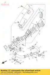 Tutaj możesz zamówić b? Onnik 5 od Yamaha , z numerem części 1SL1477H0000: