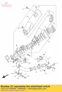 yamaha 1SL1477H0000 b?onnik 5 - Dół