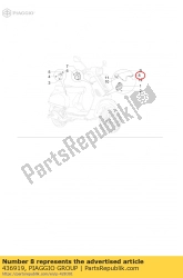 Aprilia 436919, Ko?nierz ochronny ?wiecy zap?onowej, OEM: Aprilia 436919