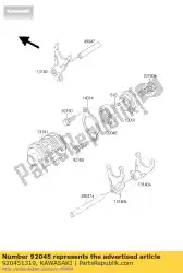 Aquí puede pedir cojinete de bolas de Kawasaki , con el número de pieza 920451319: