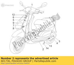 Aprilia 601736, Przenoszenie, OEM: Aprilia 601736