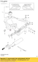 6824104X50300, Suzuki, moldagem suzuki  an c dl dl v-strom dr z gsf gsr gsx vl vs 125 400 600 650 750 800 1000 1100 1250 1500 1985 1986 1987 1988 1989 1990 1991 1992 1993 1994 1995 1996 1997 1998 1999 2000 2001 2002 2003 2004 2005 2006 2007 2008 2009 2010 2011 2012 2014 2015 2016 2017 2, Novo