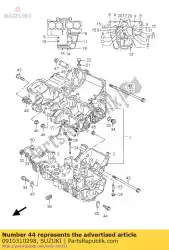 Ici, vous pouvez commander le boulon eng mount auprès de Suzuki , avec le numéro de pièce 0910310298: