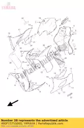 Aqui você pode pedir o gráfico, fen frontal em Yamaha , com o número da peça 49DF15710000: