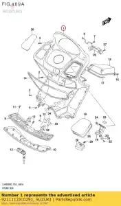 suzuki 9211112JC0291 tarcza - Dół