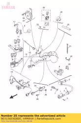 Qui puoi ordinare bullone, testa a esagono incassato da Yamaha , con numero parte 9011005X0800: