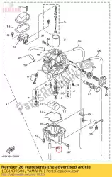 Here you can order the pipe from Yamaha, with part number 1C61439600: