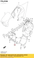 0932006027, Suzuki, kussen (65x14x6) suzuki  an c dl dl v-strom gsr gsx gsx r sfv vl vlr vz vzr 125 150 250 400 600 650 750 800 1000 1300 1500 1800 1986 2001 2002 2003 2004 2005 2006 2007 2008 2009 2010 2011 2012 2014 2015 2016 2017 2018 2019 2020, Nieuw