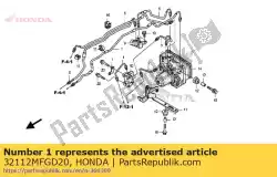 Aqui você pode pedir o suporte, acoplador em Honda , com o número da peça 32112MFGD20: