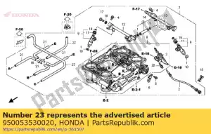 Honda 950053530020 tube, 3.5x300 (95005-3500 - Bottom side