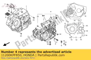 Honda 11200KPF850 carter comp., l. - La partie au fond
