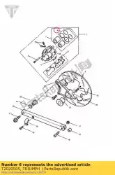 afdichtingsset, 2-zuiger remklauw van Triumph, met onderdeel nummer T2020505, bestel je hier online: