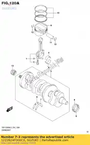 suzuki 1222824F000C0 roulement, manivelle t - La partie au fond