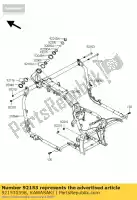 921530598, Kawasaki, bullone, flangiato, 12x132 kawasaki vn classic h  a g vulcan lt j limited d e f vn2000 2000 , Nuovo