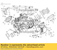 872642, Piaggio Group, tampa do transportador aprilia  mana na zd4rc000, zd4rca00, zd4rc001, zd4rcc00 zd4rcb00, zd4rcc01, zd4rce00 850 2007 2008 2009 2010 2011 2016, Novo