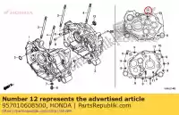 957010608500, Honda, bolt, flange, 6x85 honda fjs silver wing d cbr super blackbird xx cb x11 sf  f a swt vtr cbr600f cbr1100xx cb1100sf trx400fw fourtrax foreman trx450es es trx450fe fjs600a fjs600d vtr250 fjs400a fjs400d trx420fa rancher at trx420fe 4x4 fjs400 rancer trx500fe foretrax nsc502w, New