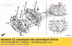 Here you can order the bolt, flange, 6x85 from Honda, with part number 957010608500: