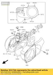 Aquí puede pedir tornillo ksf50a6f de Kawasaki , con el número de pieza 92172S319: