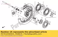 44701KS6003, Honda, velg, fr. wiel honda cr  r cr125r cr250r 250 125 , Nieuw