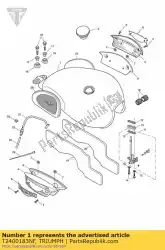 Qui puoi ordinare serbatoio assyfusion/tor da Triumph , con numero parte T2400183NF:
