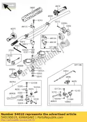 kabel van Kawasaki, met onderdeel nummer 540100019, bestel je hier online: