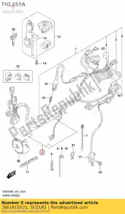 suzuki 3661815D21 couverture, faisceau de câblage - La partie au fond