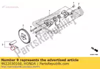 9622030168, Honda, rolo, 3x16,8 honda nsa dn01 a trx500fa fourtrax foreman nsa700a nsc502wh nsc110cbf 700 500 502 110 , Novo