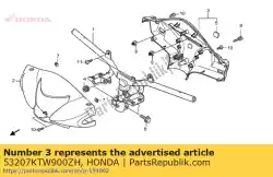 Here you can order the cover set, handle rr. *nh from Honda, with part number 53207KTW900ZH: