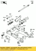 330011266CE, Kawasaki, Brazo-comp-swing, plata no kawasaki gpz ninja r uni trak a zx750 g gpz750r gpz900r 900 750 , Nuevo