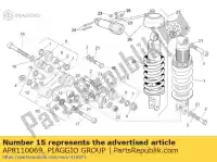 AP8110069, Piaggio Group, Paraolio d22x28x4 aprilia  moto pegaso 650 1995 1996 1997 1998 1999 2000 2001 2002 2003 2004, Nuovo