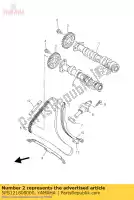 5PS121800000, Yamaha, camshaft assy 2 yamaha tdm 900 2002 2003 2004 2005 2006 2007 2008 2009 2010, New