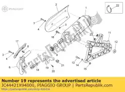 Qui puoi ordinare piatto da Piaggio Group , con numero parte JC44421X94000: