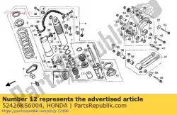 Here you can order the no description available at the moment from Honda, with part number 52426KS6004: