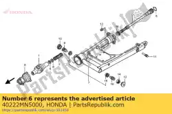 Aqui você pode pedir o rolha, eixo de hélice em Honda , com o número da peça 40222MN5000: