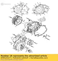 AP8520277, Piaggio Group, afdichtring d12.6x2.5 aprilia derbi  mulhacen pegaso pegaso strada trail 650 659 660 2005 2006 2007 2008 2009, Nieuw