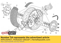 AP9100467, Aprilia, tornillo m8x30, Nuevo