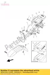 Qui puoi ordinare parafango, posteriore da Yamaha , con numero parte 4ES216111000: