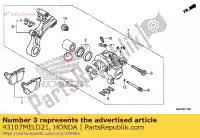 43107MELD21, Honda, pistón honda cbr  fa cb hornet f rr rra fireblade cbf na ra s rrs sa n hannspree cbr1000rr cb600f cbr600rr cb600f3 cbr1000ra cbr600ra cbr600f cbr1000s1 cbr1000s2 600 1000 , Nuevo