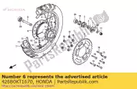 426B0KT1670, Honda, szprychy zestaw b, rr. (9x177,5) honda xr 250 1986 1987 1988 1989, Nowy