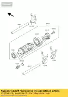 132391209, Kawasaki, drum-assy-verandering kawasaki zx9r ninja d e c f zx 9r 900 , Nieuw